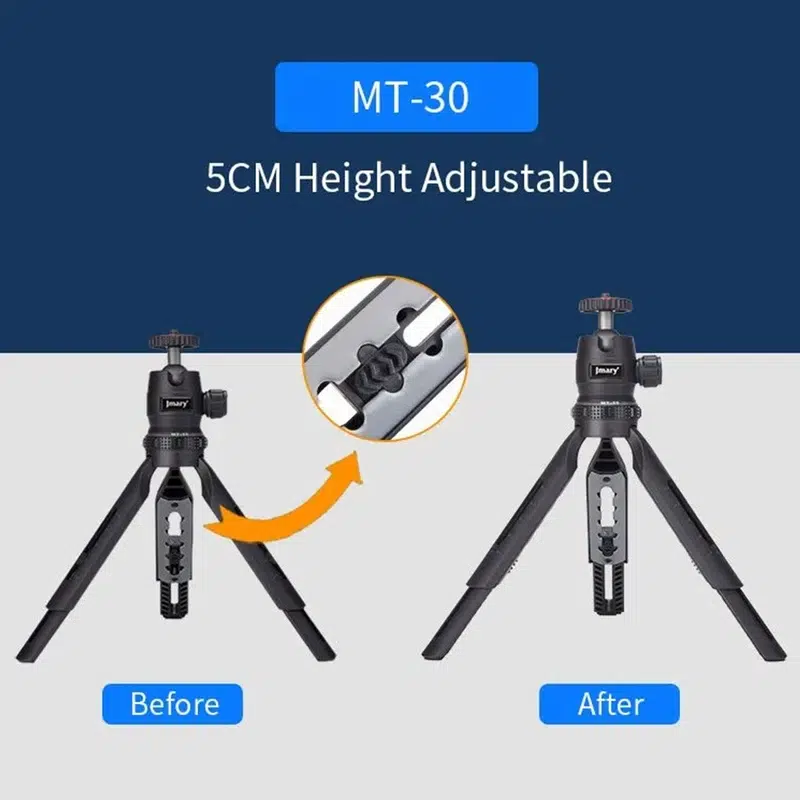 سه پایه رومیزی جیماری Jmary MT-30 Tripod - تصویر 8